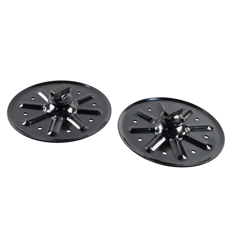 314667 Lippert Components - 9" Round Landing Gear Foot Pad - 2 Pack