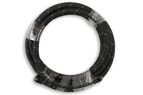 Black Braided Hose Mr. Gasket -6 10 Feet