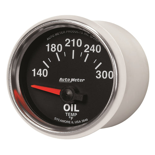Auto Meter 2-1/16" 140-300 F Short Sweep Electric Oil Temperature 3848