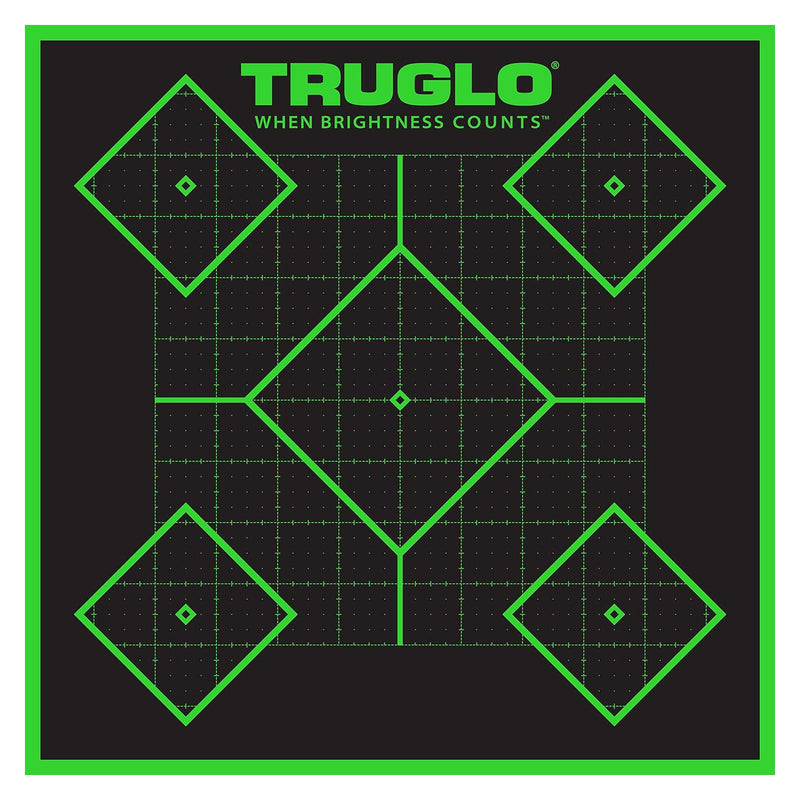TRUGLO 5-Diamond TRU-SEE Reactive Splatter Target