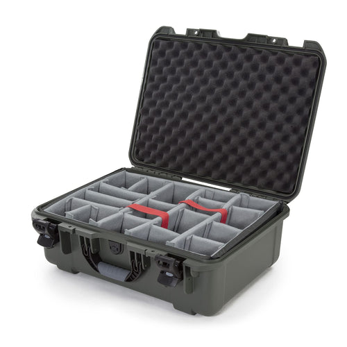 Waterproof Nanuk 940 Hard Case with Padded Dividers - Olive