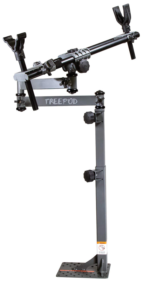 TreePod BOG Hunting Rest with Maximum Shooting Stability, Non-Marring Hands-Free Gun Rest, Adjustable Height, Ambidextrous, Tilting Frame, and Durable Design for Hunting, Shooting, and Outdoors