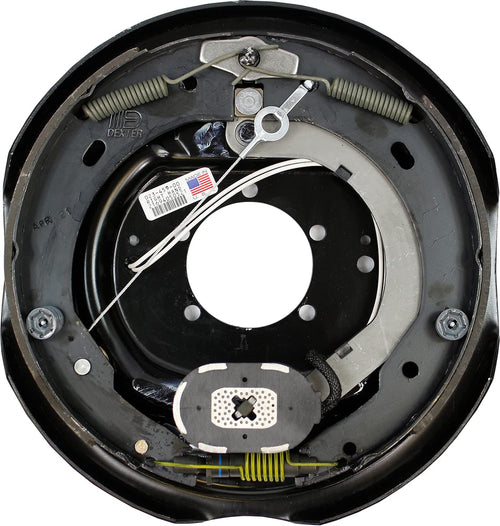 Dexter Axle Trailer Brake Assembly K23-459-00; 12" x 2" Dexter; Nev-R-Adjust ™ CSA; Electric Drum Brake System; 5200 lb Axle; Right Side; With Brake 023-459-00/ Instruction Sheet 059-726-00; Boxed