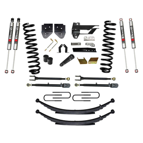 Skyjacker Suspension Lift Kit F176524KS-M w/Shock 6 in. Lift Incl. Front Coil Springs Rear Leaf Springs Adjustable 4-Links M9500 Monotune Shocks