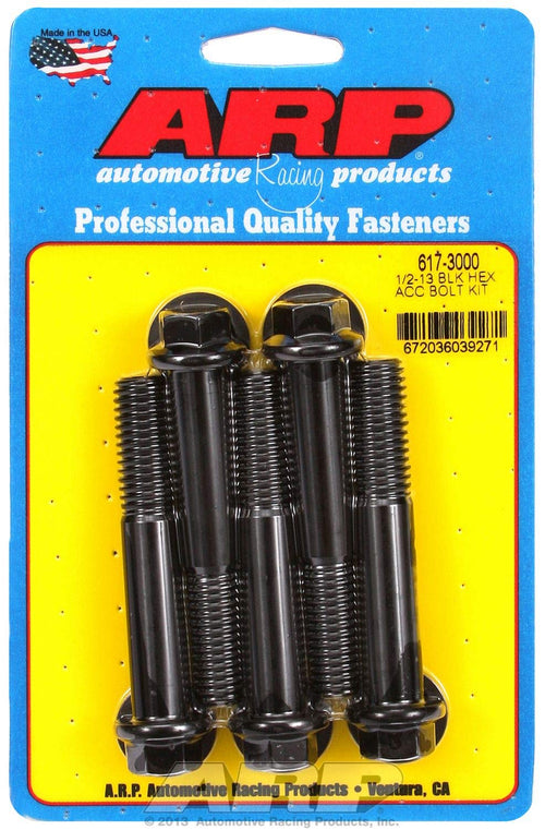 Hex ARP (617-3000) Oxide Bolt, Black