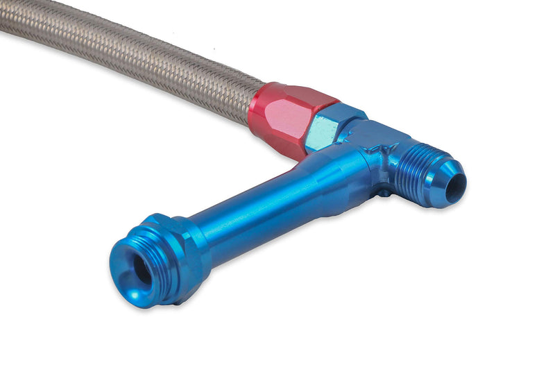 Billet Fuel Line Kit Earl's Performance 9-1/2 Single Inlet -6