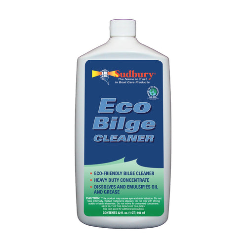 Eco Sudbury Bilge Cleaner, Superior Boat Cleaner, Essential Boat Accessories, 32 oz