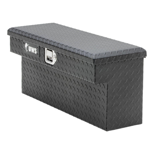 33-Inch UWS EC10993 Matte Black Heavy-Wall Aluminum UTV Side Tool Box for Select Polaris Ranger, RigidCore Lid