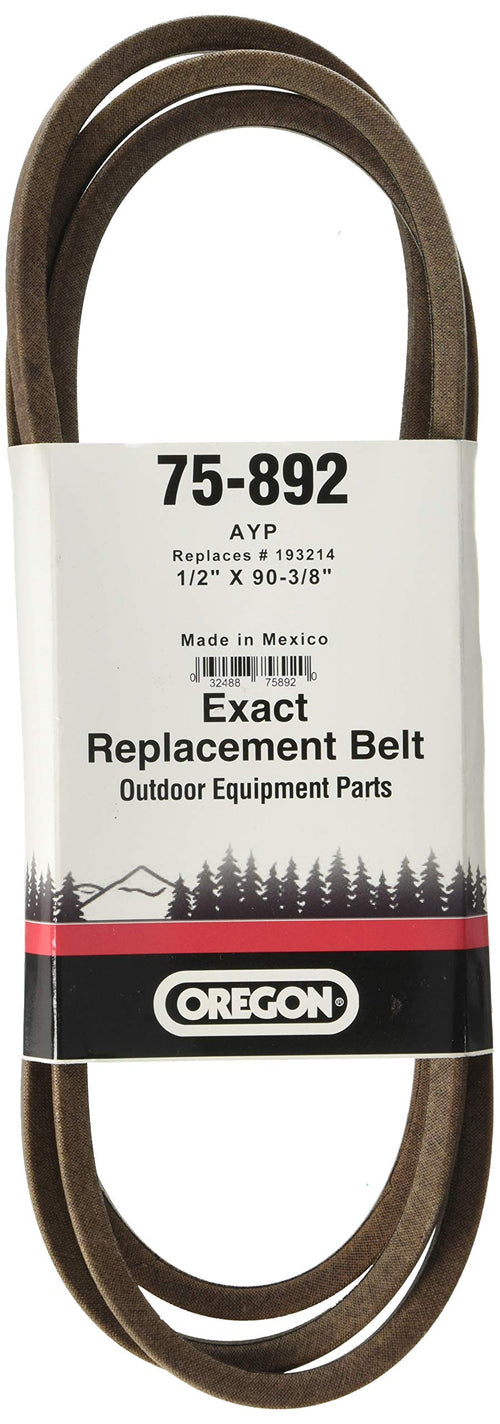 75-892 Oregon Belt 1/2" by 90-3/8" Lawn Mower Belts