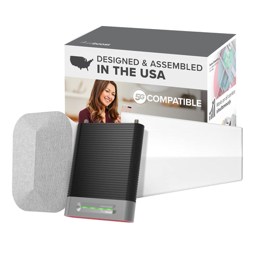 Home Complete weBoost | Powerful Multi-Carrier Cell Phone Signal Booster for 5G & 4G LTE | Simultaneous support for all U.S. Carriers - Verizon, AT&T, T-Mobile & more (model# 470145), DIY