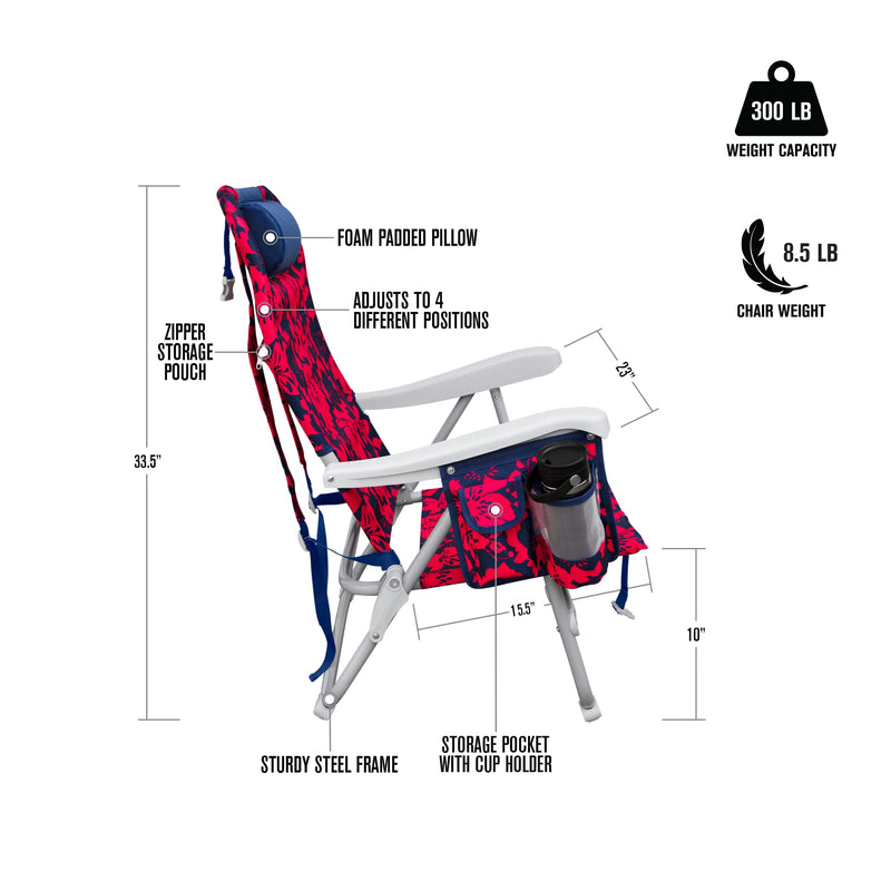Backpack Hurley Beach Chair, One Size, Navy