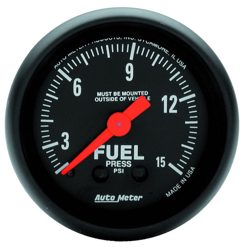Auto Meter Z-Series 2603 Mechanical Fuel Pressure Gauge