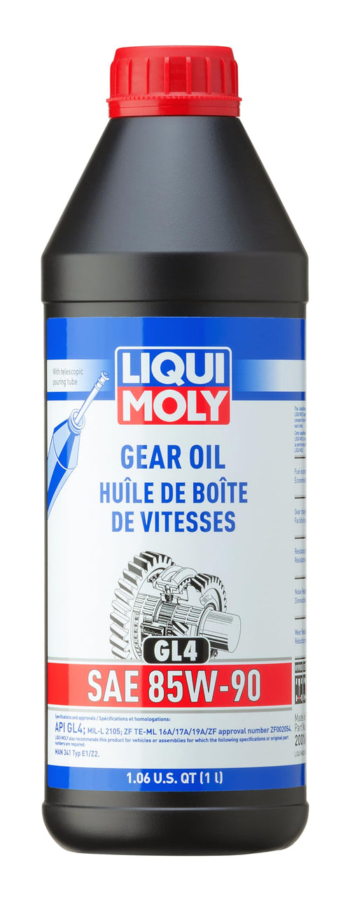 LIQUI MOLY SAE 85W-90 Gear Oil (GL4) | 1 L | Gear oil | Hydraulic oil | SKU: 20016
