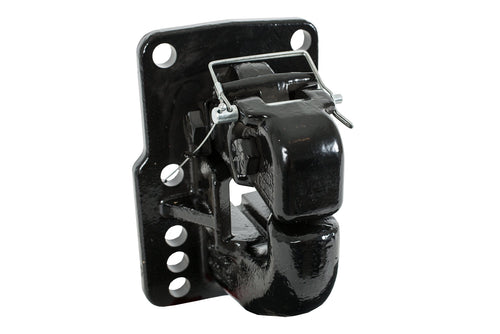 50 Ton Buyers Products Air Compensated Pintle Hook, 10-Hole Mount – Heavy Duty Pintle Hook Hitch for Trailer, Truck, Semi, Adjustable Pintle Hitch, Bolt-On, Durable, Tows Up to 100,000 lbs
