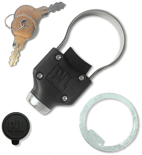 Pop & Lock Black Universal Tailgate Lock, Key Lock, PL9900, The Gate Defender, Truck Theft Prevention, Made in USA