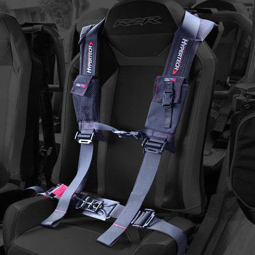 UTV Hypertech 3001003 4-Point Safety Harness, 2" Black Nylon Straps