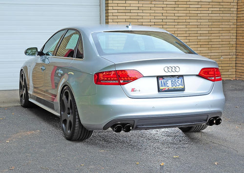 AWE Downpipes and Exhausts for Audi B8.5 S4 - 90mm / Track Edition / 4 - Chrome Silver