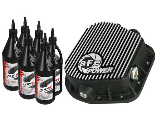 Rear Differential Cover aFe Power 46-70152-WL (Machined, with Gear Oil)