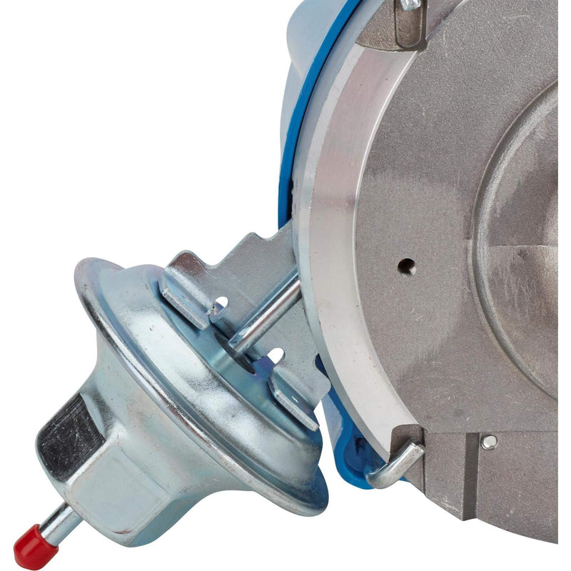 Flame-Thrower Blue Cap PerTronix Machined Housing Distributor HEI for Ford Small Block