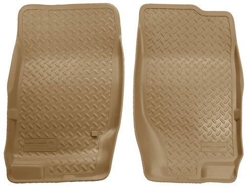 Husky Liners Series Classic Style | 2002 - 2010 Ford Explorer/Mercury Mountaineer, 2003 - 2005 Lincoln Aviator | Front Floor Liners, Tan | 33753