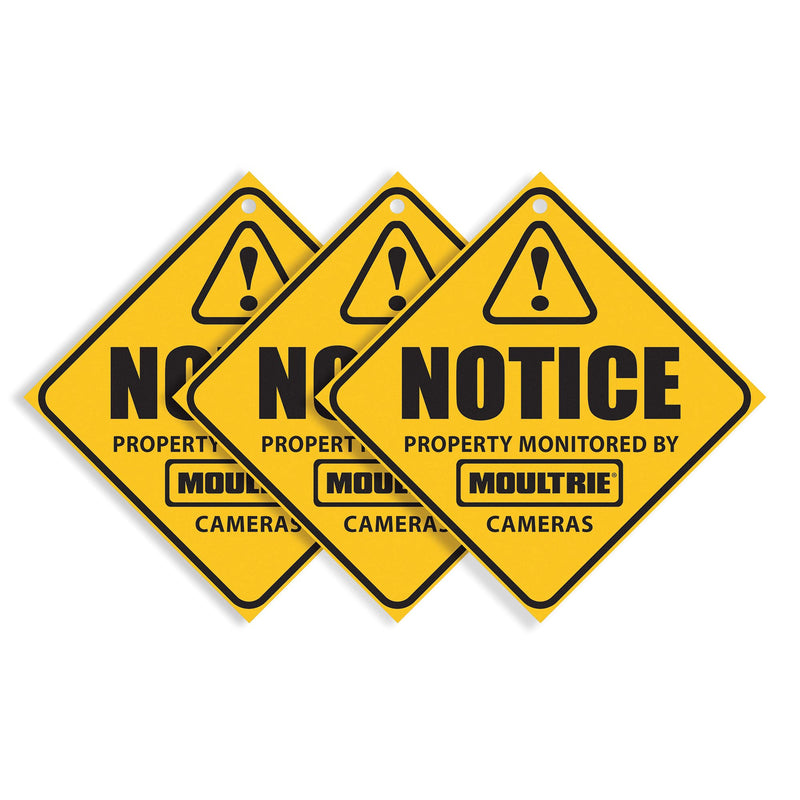 Surveillance Moultrie Camera Signs
