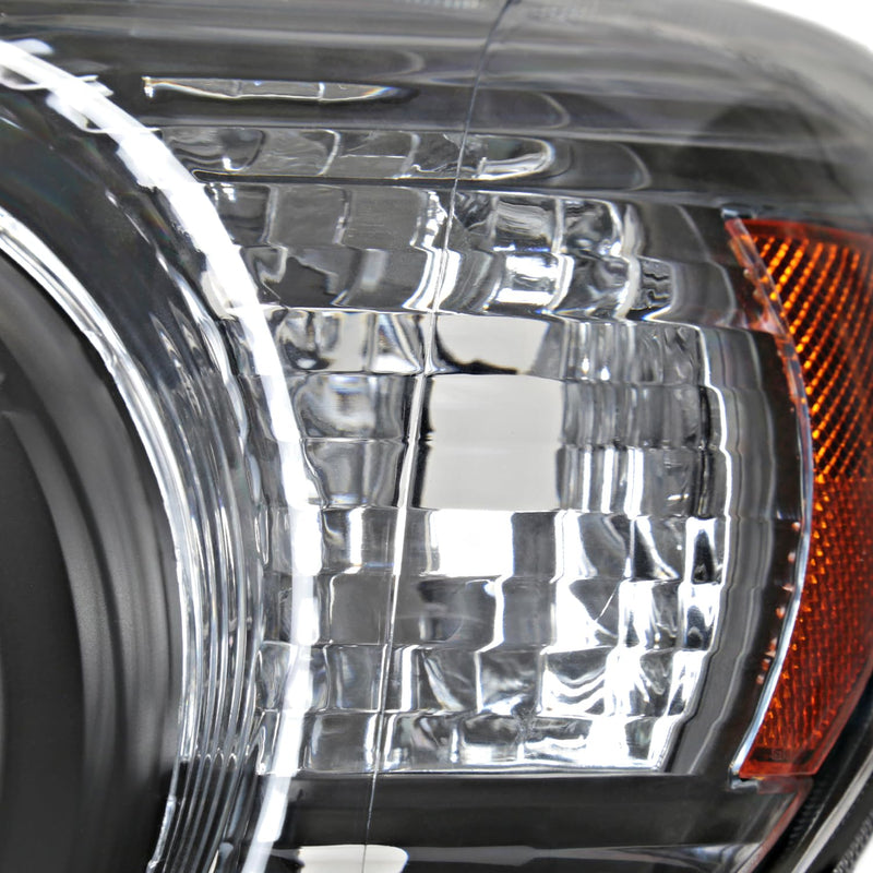 Black Projector Headlights SPEC-D TUNING Compatible with 2006-2009 Toyota 4Runner SR5 Limited, Left + Right Pair Headlamps Assembly