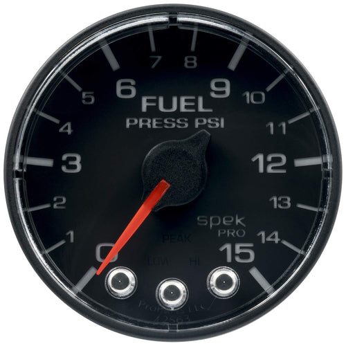 P515328 AUTO METER Spek-Pro - Nascar Instrument Panel Fuel Pressure Gauge