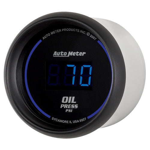 Cobalt Auto Meter 6927 Digital 2-1/16" 0-100 PSI Oil Pressure Gauge