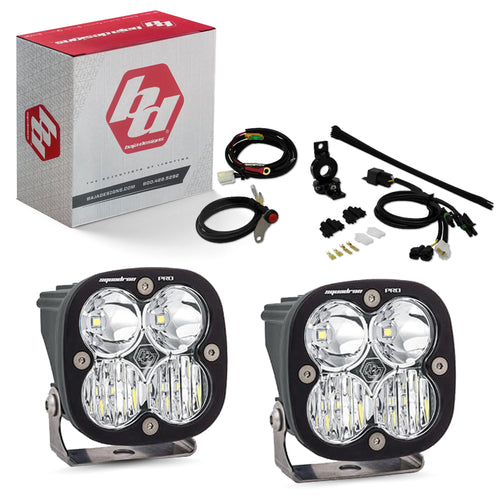 Baja Designs Squadron Pro Adventure Bike Auxillary LED Kit for Motorcycles, ATV, ADV, Dirt Bike - 2 Lights (7/8-inch Mount)