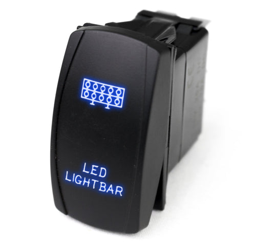 Rocker Switch LED w/ Blue LED Radiance