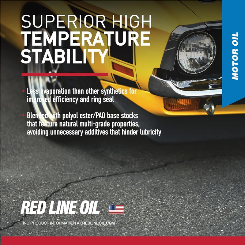Red Line 10W40 SAE Fully Synthetic Motor Oil - 5 Gallon