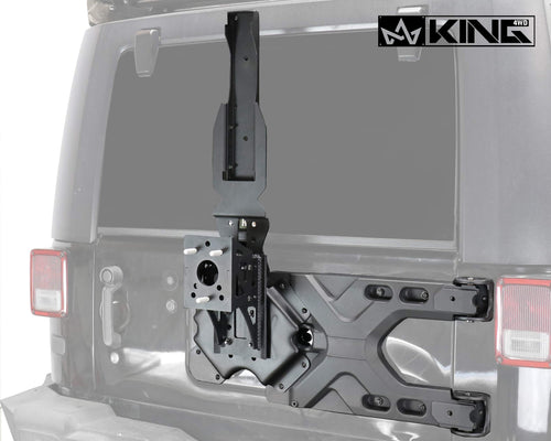 4WD King RTG Heavy Duty Tire Carrier for a JK 2007-2018 Jeep Wrangler & Wrangler Unlimited