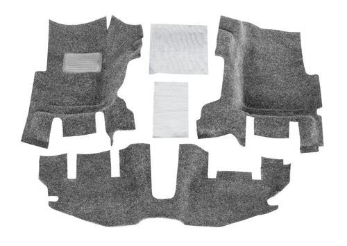 Classic Bed Mat Bedrug | 1997 - 2006 Jeep Wrangler TJ/LJ (w/cntr console, Heat Shields), Charcoal Grey | BRTJ97F