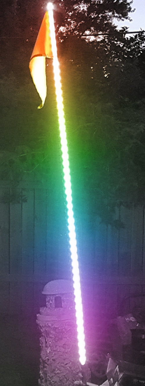 6FT Race Sport LED ATV/Jeep Whip RGB