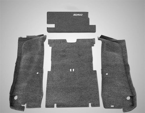 Jeep Cargo Kit - Bedrug | 2003 - 2006 Jeep Wrangler LJ Unlimited (04 - 06 UNLTD, 05 - 06 UNLTD Rubicon), Cargo Liner w/ Tailgate & Tub Liner | Grey - 4 pc. | BRLJ04R