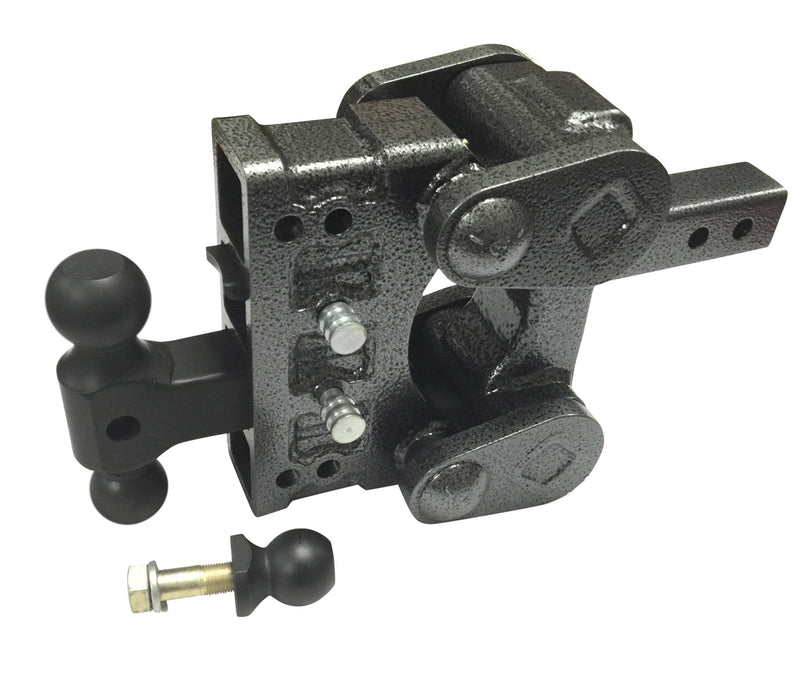 GEN-Y 4-Receiver GH-1224 2" Shank 16K Lb. Trailer Torsion Drop Hitch w/5" Drop