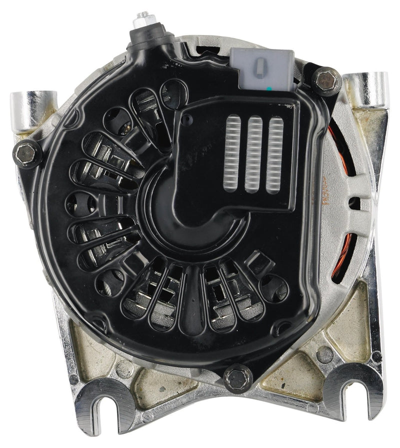Alt Ford Powermaster 4G Chrome 200A 6 grv Pulley V MTG I-D-A VR