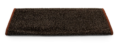 RV Step Rug Camco 42949 (Premium Radius Wrap Around Step Rug, Turf Material (22" Wide) - Brown)
