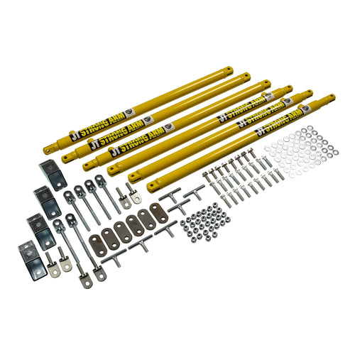 Strong Arm JT's Travel Trailer Jack Stabilizer Kit, Bolt-On Installation, Universal Compatibility, Telescoping Tubes, Eliminates Chassis Movement - 191025