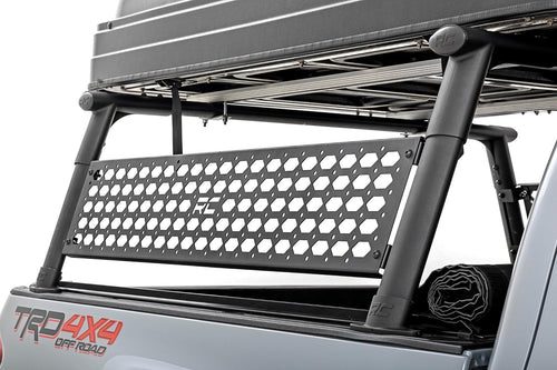 Toyota Tacoma Rough Country Bed Rack Molle Panel Kit (2005-2023) - Storage Rack for Tools, Accessories & Recovery Gear