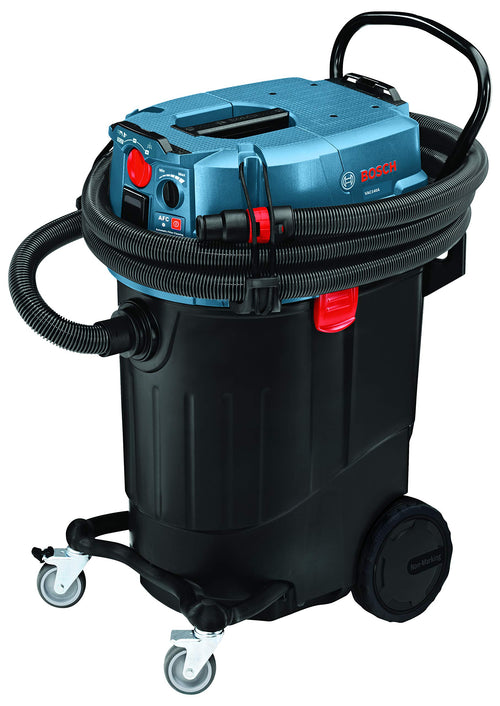 14 Gallon BOSCH VAC140AH Portable Dust Extractor with Auto Filter Clean and HEPA Filter