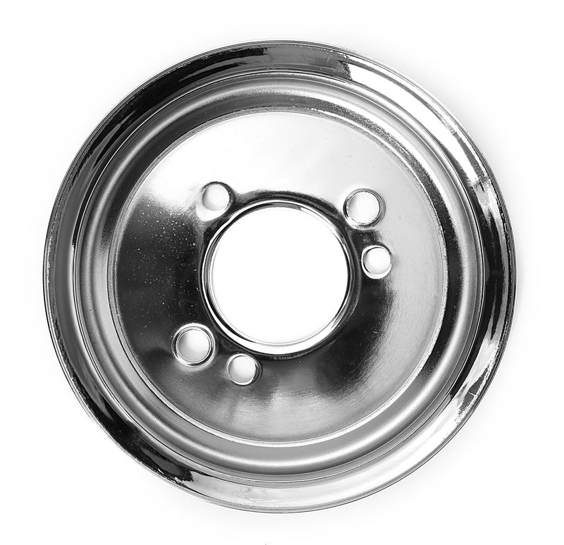 Trans-Dapt 9816 Performance Trans-Dapt Chrome Double Groove Crankshaft Pulley