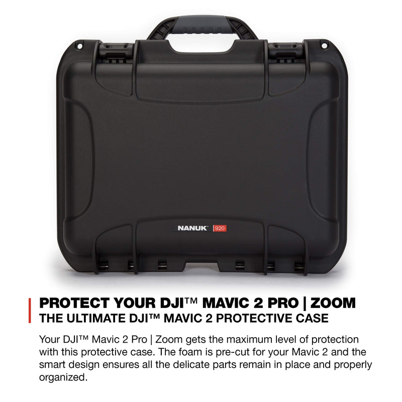 Nanuk Case for DJI Mavic 2PZ w/foam insert - Black 920-MAV2PZ1