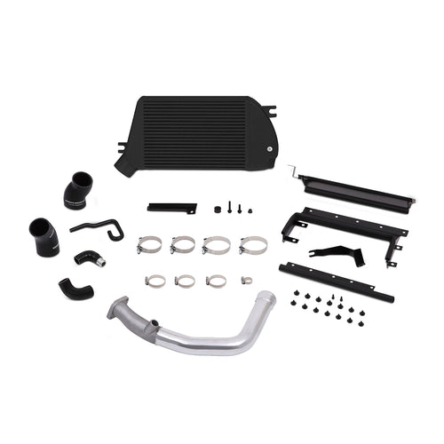 Mishimoto Top-Mount Intercooler Kit MMTMIC-WRX-15PBK Compatible with Subaru WRX 2015+ Black Cooler, Polished Hoses