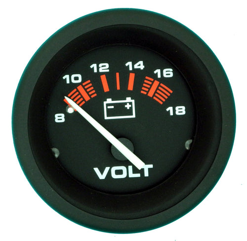 Amega 2" Sierra 57901P Voltmeter - 8-18 VDC