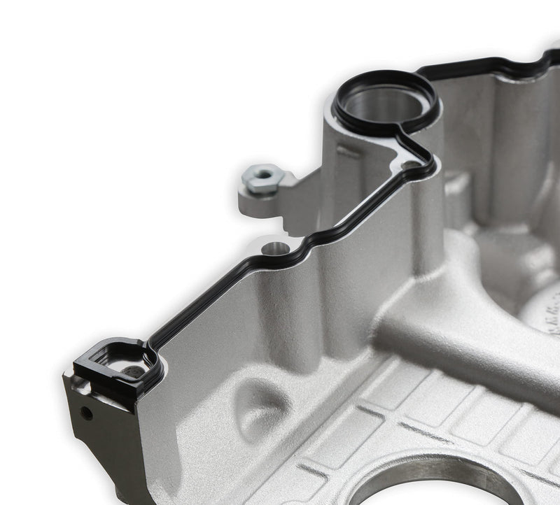 20-293 Holley Premium Mid-Mount Complete Accessory System - Natural Cast Finish