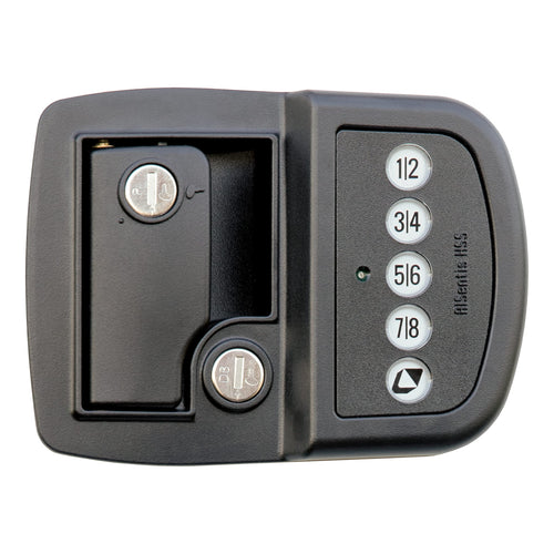 Keyless Lippert RV Door Lock with Bluetooth, Extra Keys, Keypad, Left-Hand Latch Configuration for Left-Hinging Doors - 2022114114