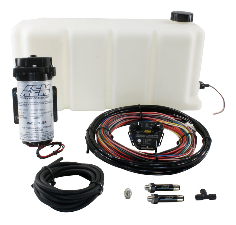V2 AEM (30-3301) 5-Gallon Water/Methanol Injection Kit with HD Controller and Internal MAP Sensor