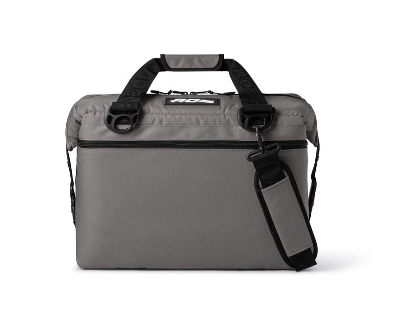 Coolers AO Original Soft-Sided Cooler Bag, Leak-Proof, Insulated, Lightweight, Charcoal, 24-Can