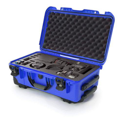 Waterproof Nanuk 935 Hard Case with Foam Insert for Canon, Nikon - 2 DSLR Body and Lens/Lenses - Blue